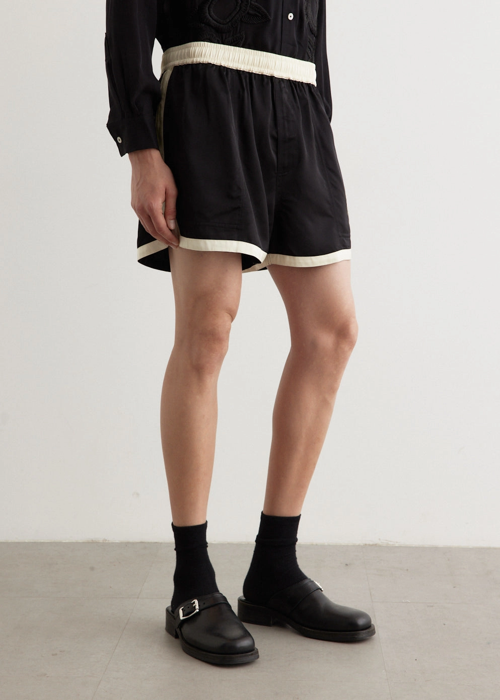Satin Gym Shorts Stay Flexible