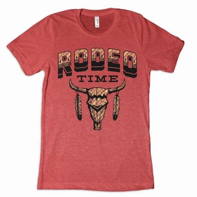 Dale Brisby Red Tribal Tee Military Inspired Tailored Silhouette