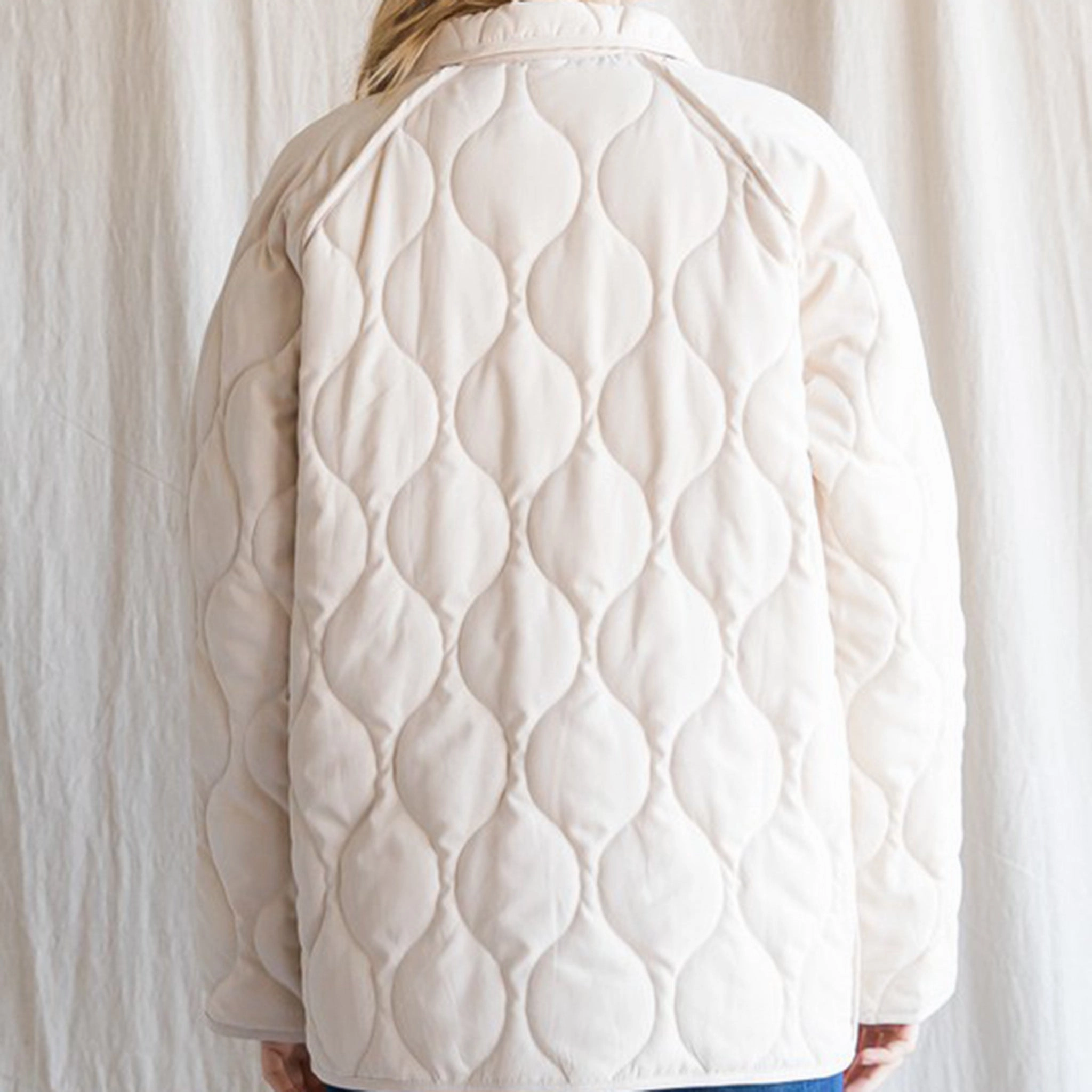 Neutral Look Jodifl Women's Reversible Quilted Jacket