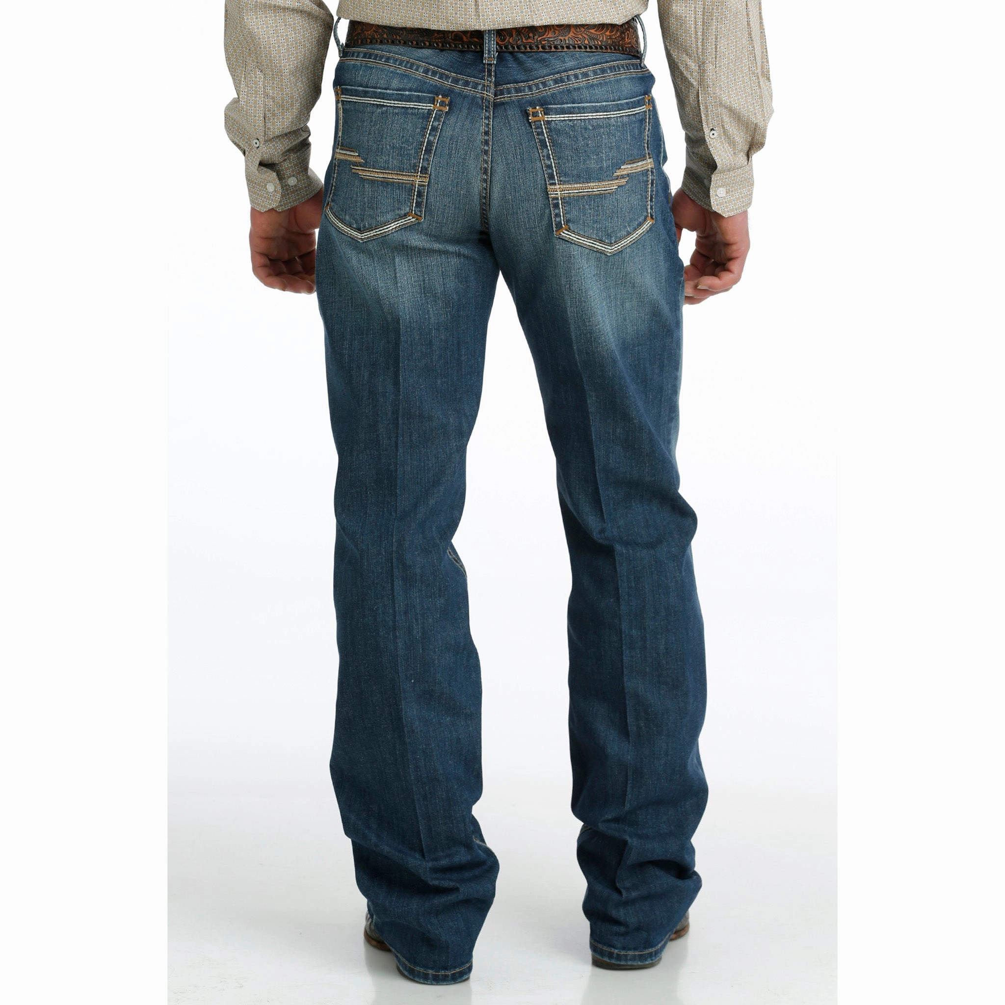 Cinch Jeans Men's Grant Dark Stone Clean Detail