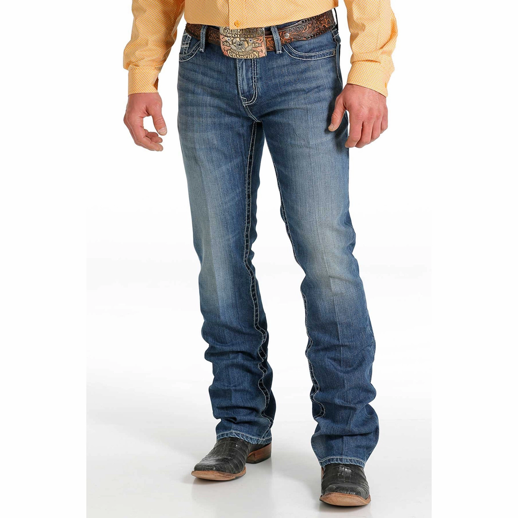 Cinch Men's Ian Medium Stonewash Jeans Fashion Lover Minimalist