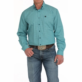 Cinch Men's Medallion Print Shirt Eco Friendly Production