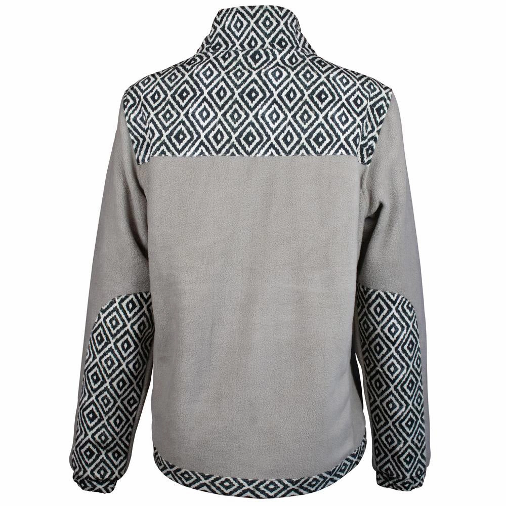 Hooey Women's Tan and Black Fleece Jacket Very Cold