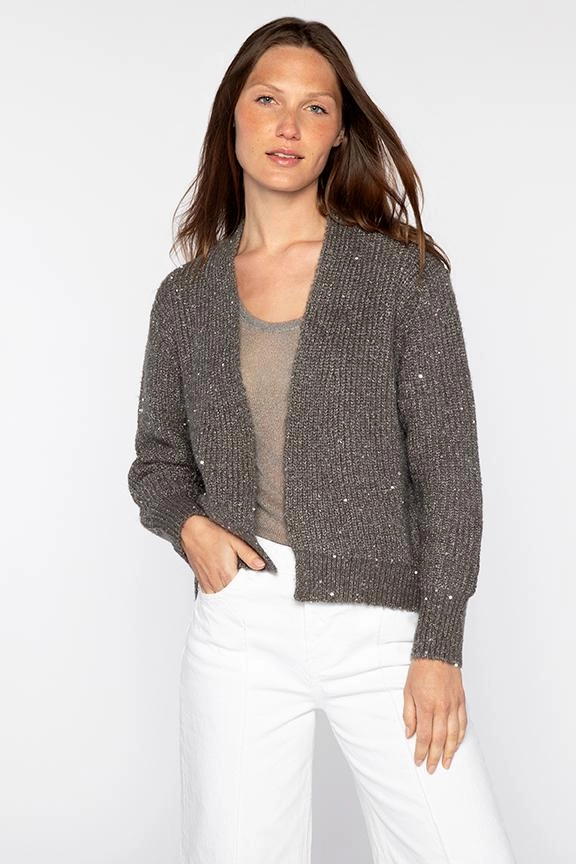All Season Wear Sequin Cardigan