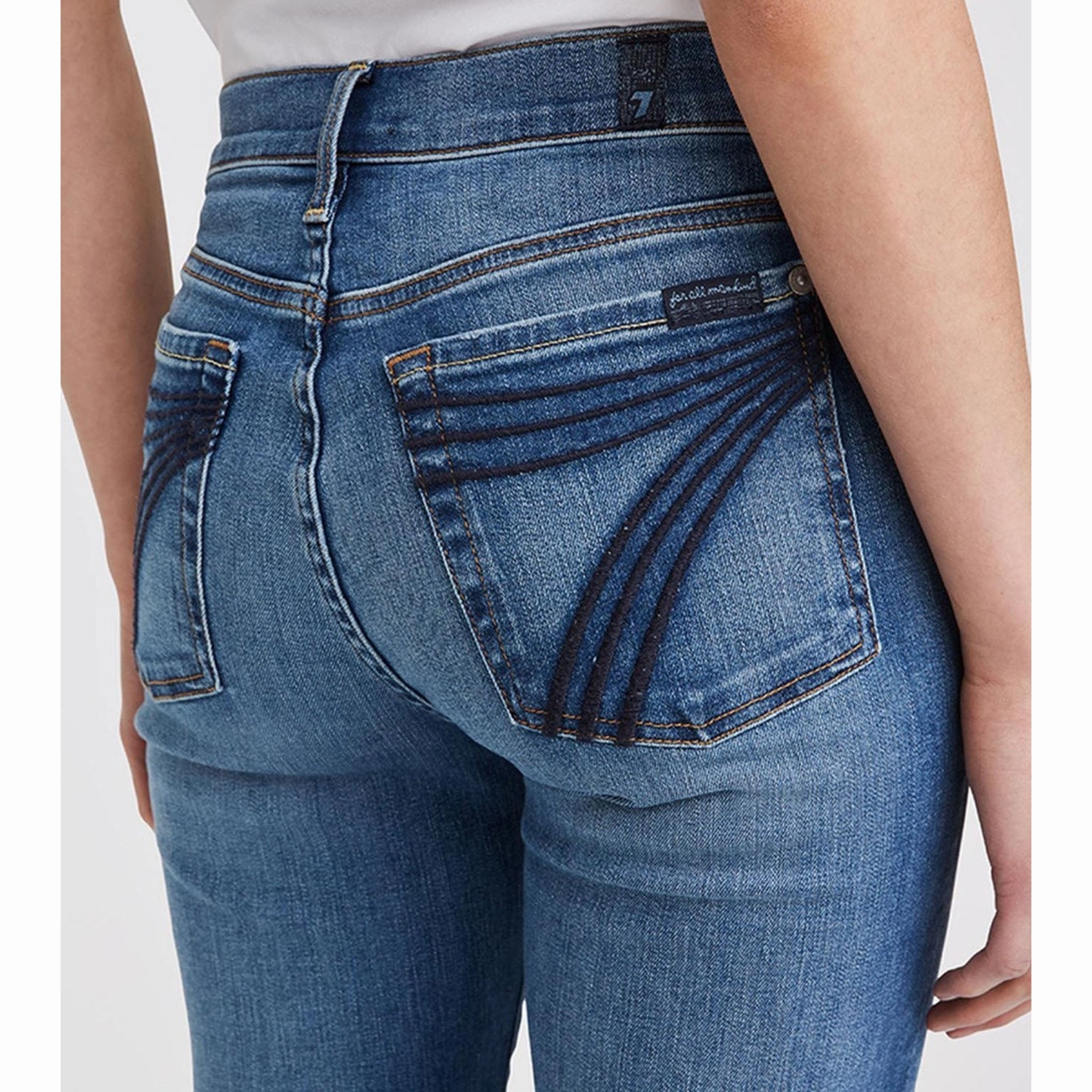 Fashionable Fit Easy Pair Seven For All Mankind Authentic Distressed Dojo