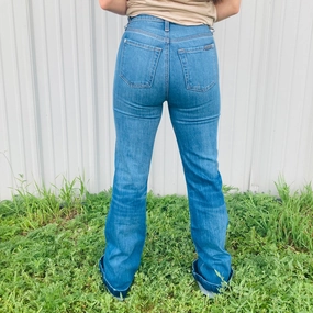 Seven For All Mankind PYN Ultra High Rise Dojo Trouser Jean Slim Smooth Weekend Style Casual Parent Style