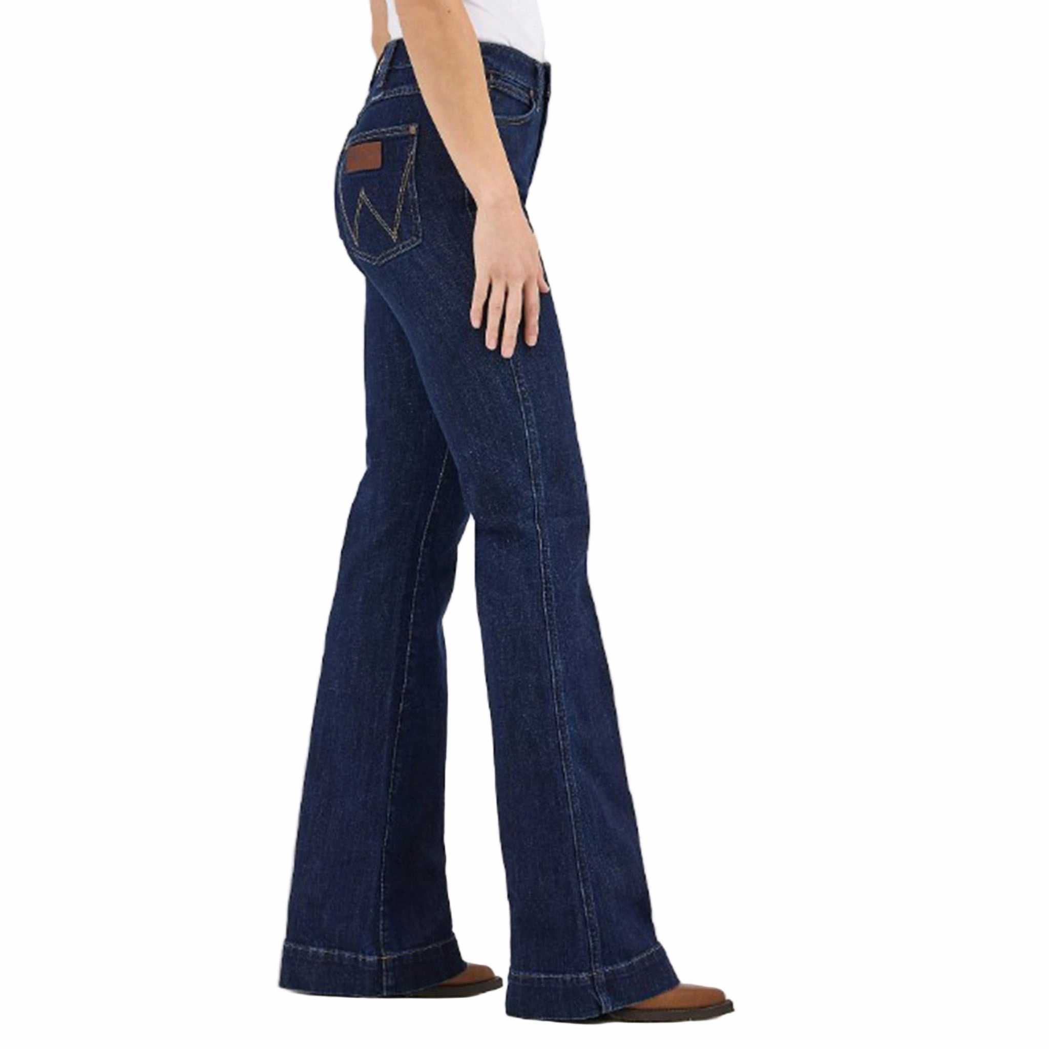 Wrangler Retro Bailey High Rise Trouser Jean Smooth Minimalist