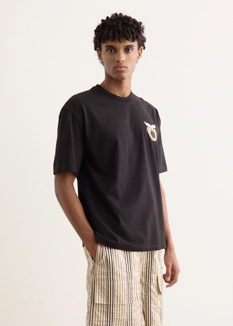 Soft and Lightweight Shell Embroidered T-Shirt