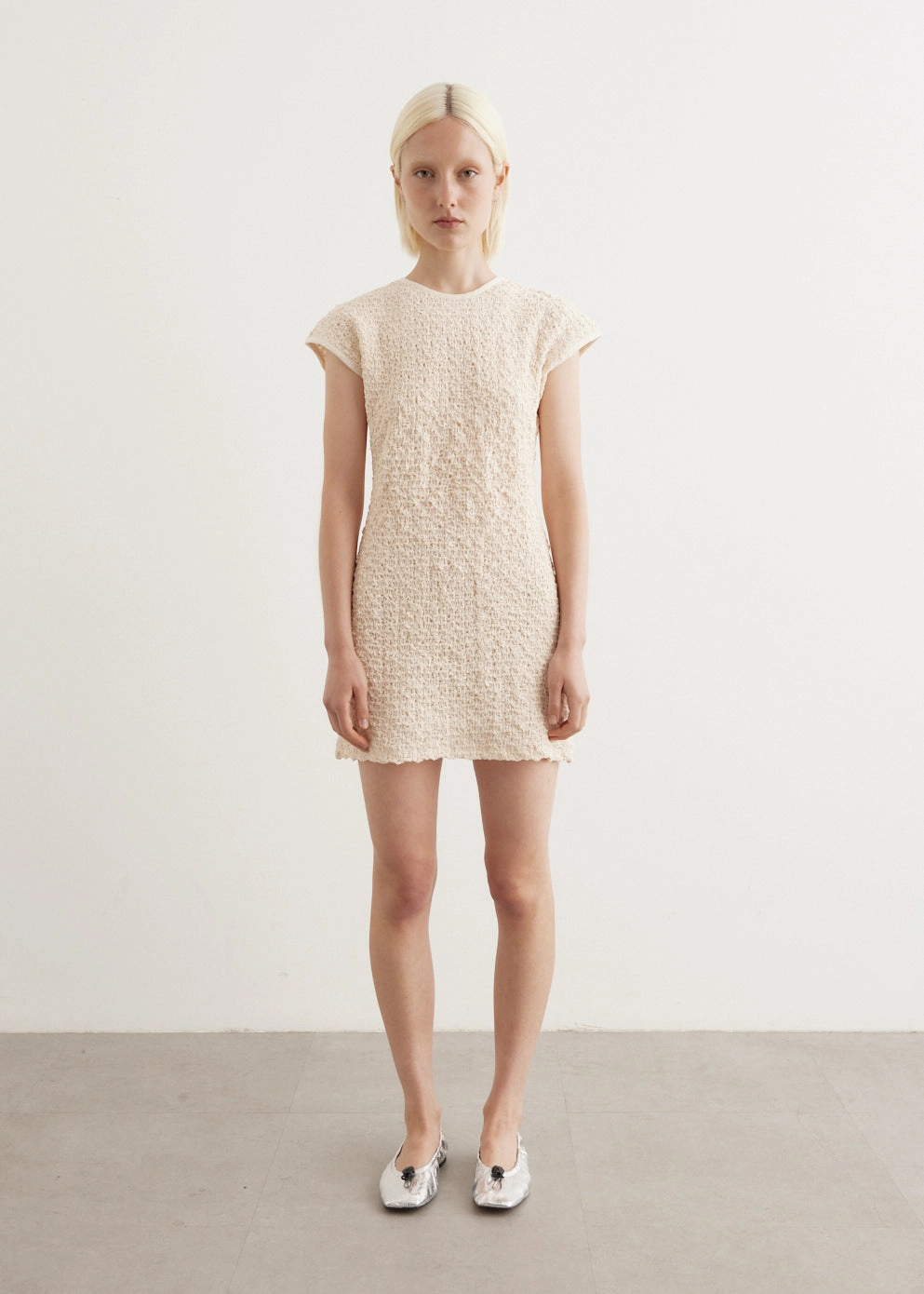 Shirred Cotton Dress Stylish party wear Soft Stitch