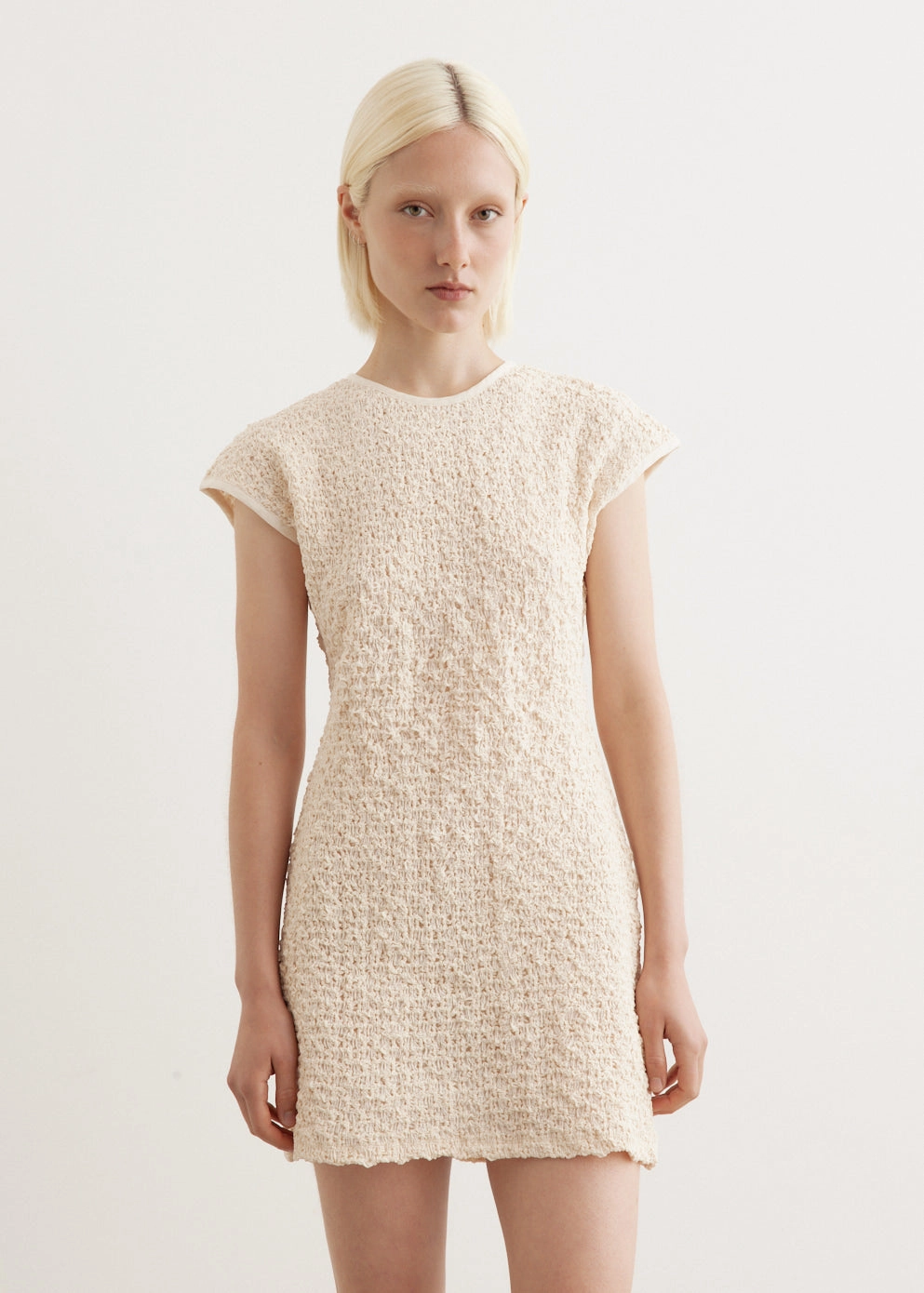 Shirred Cotton Dress All Day Ready