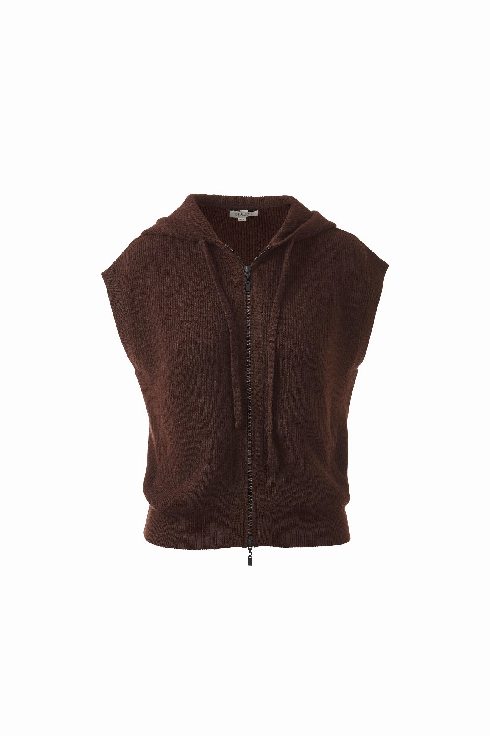 Comfortable Stretch Classic Fit Short Sleeve Rib Zip Hoodie