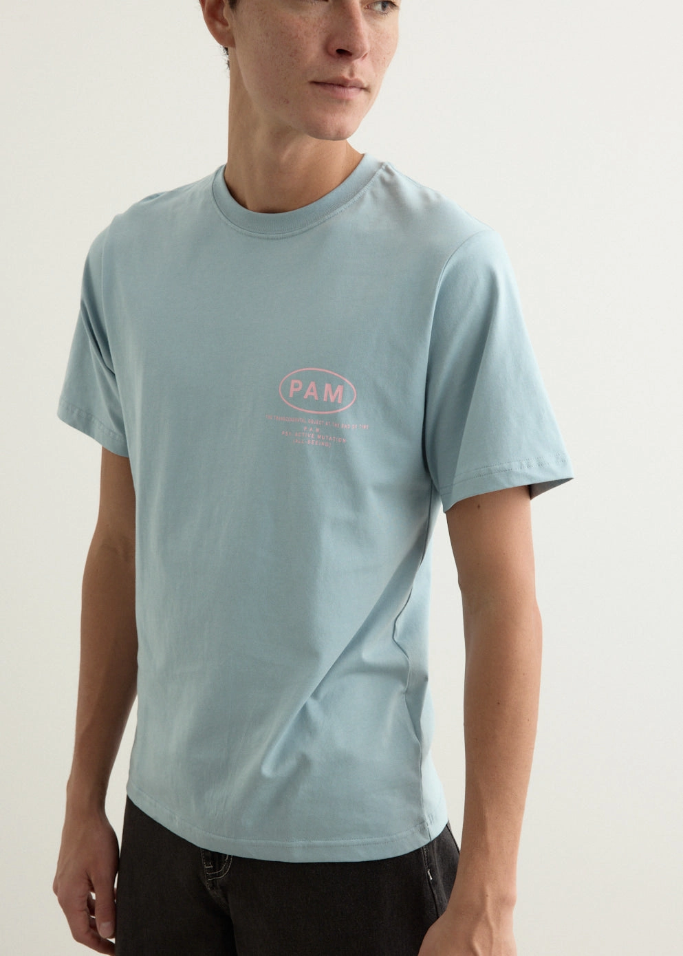 Short Sleeve T-Shirt - Eyes Logo Layering Comfort Wear EasyCare Fabric