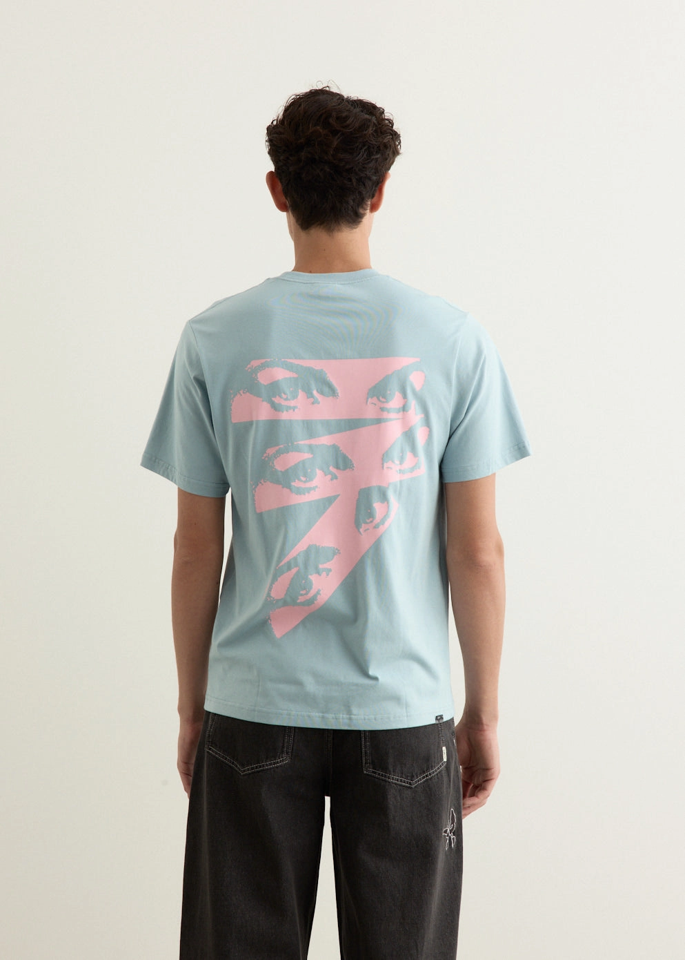 Trendy Fashion Short Sleeve T-Shirt - Eyes Logo