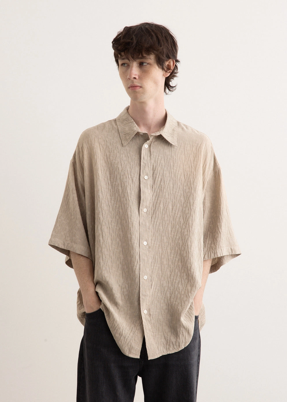 Breathable back panel Setar Short Sleeve Monogram Shirt
