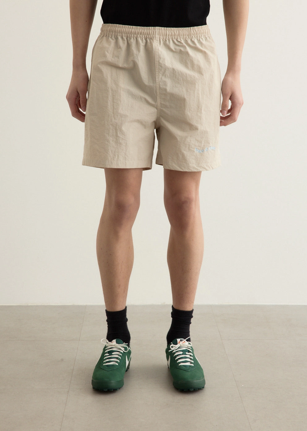 Impact Absorbing Padding Wordmark Nylon Short