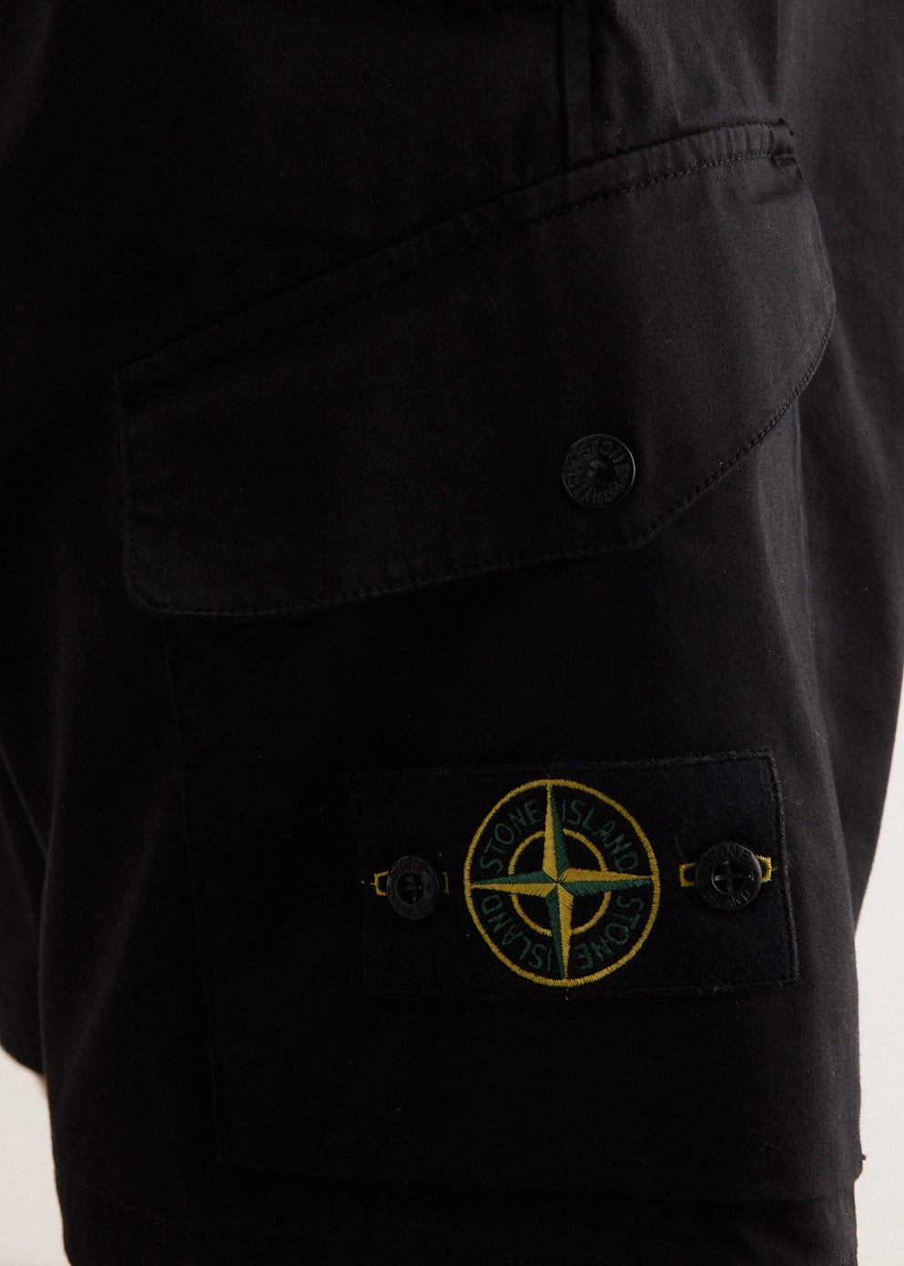 Organic Stretch Cotton Satin Cargo Shorts Outdoor Performance