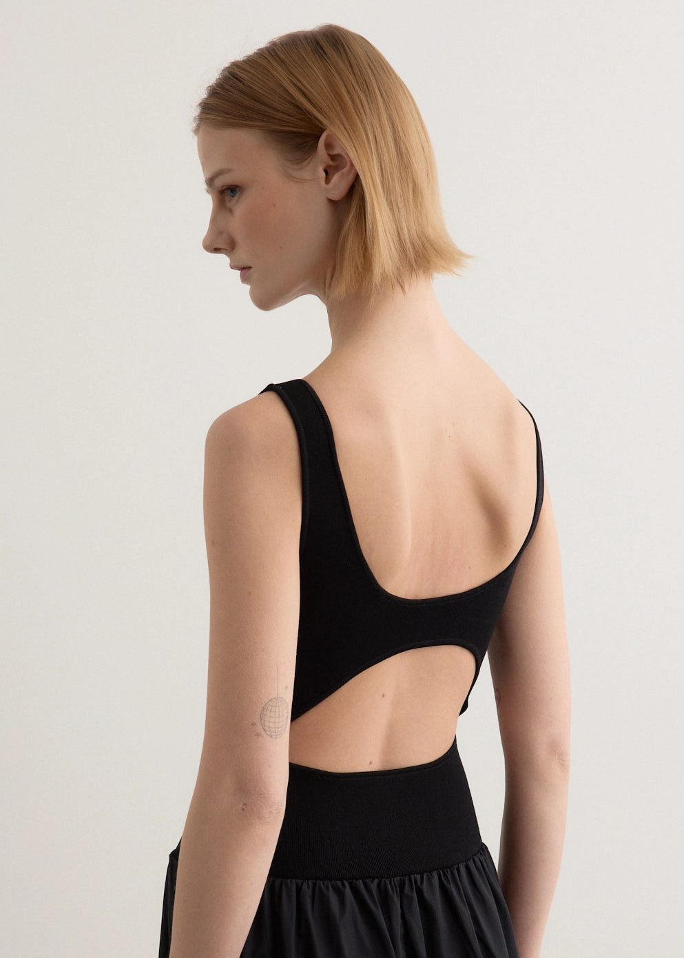 Nature Glow Bateau Cut Out Dress