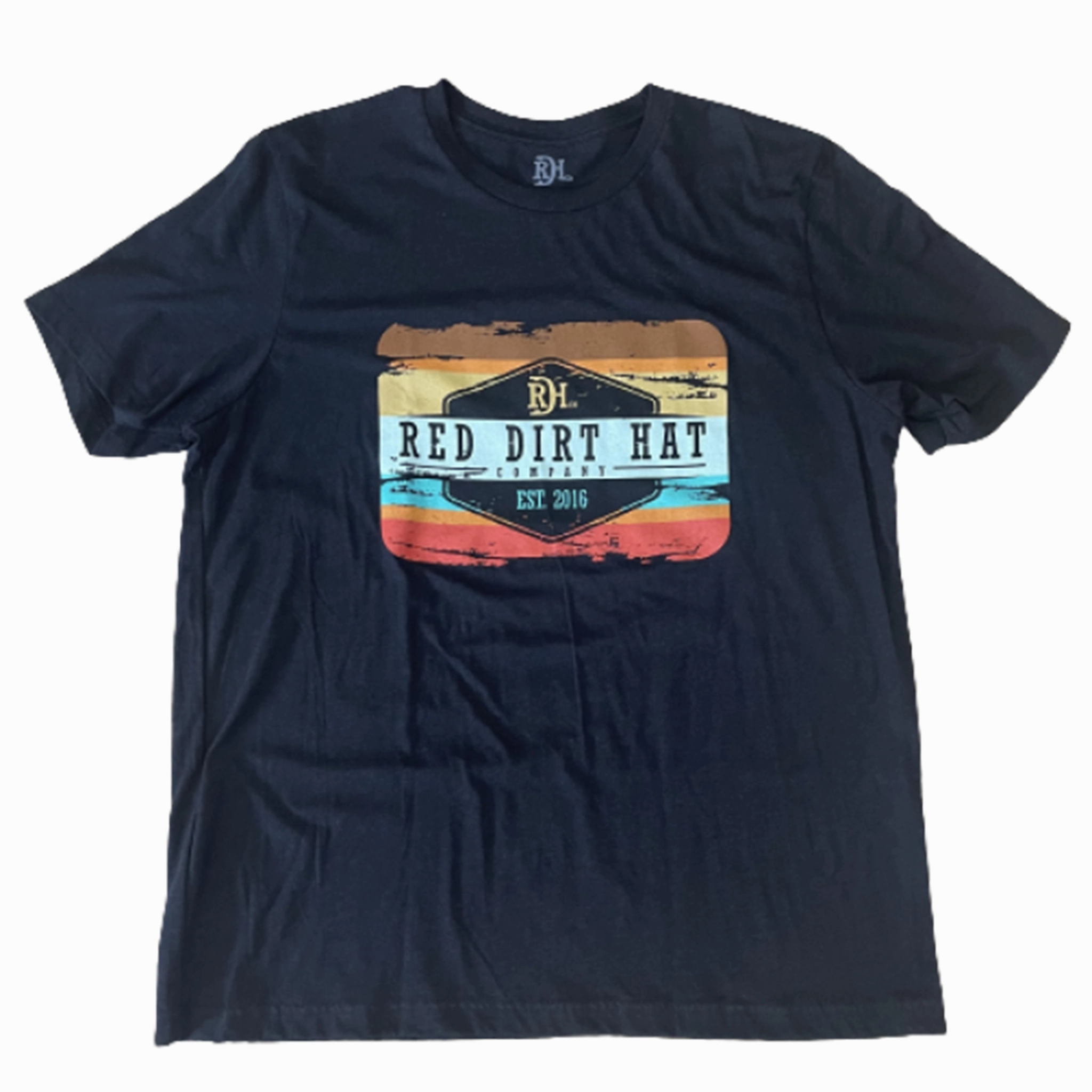 Red Dirt Hat Co. Army Sunset Tee Trendy Pattern