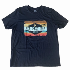 Red Dirt Hat Co. Army Sunset Tee Sleek Silhouette