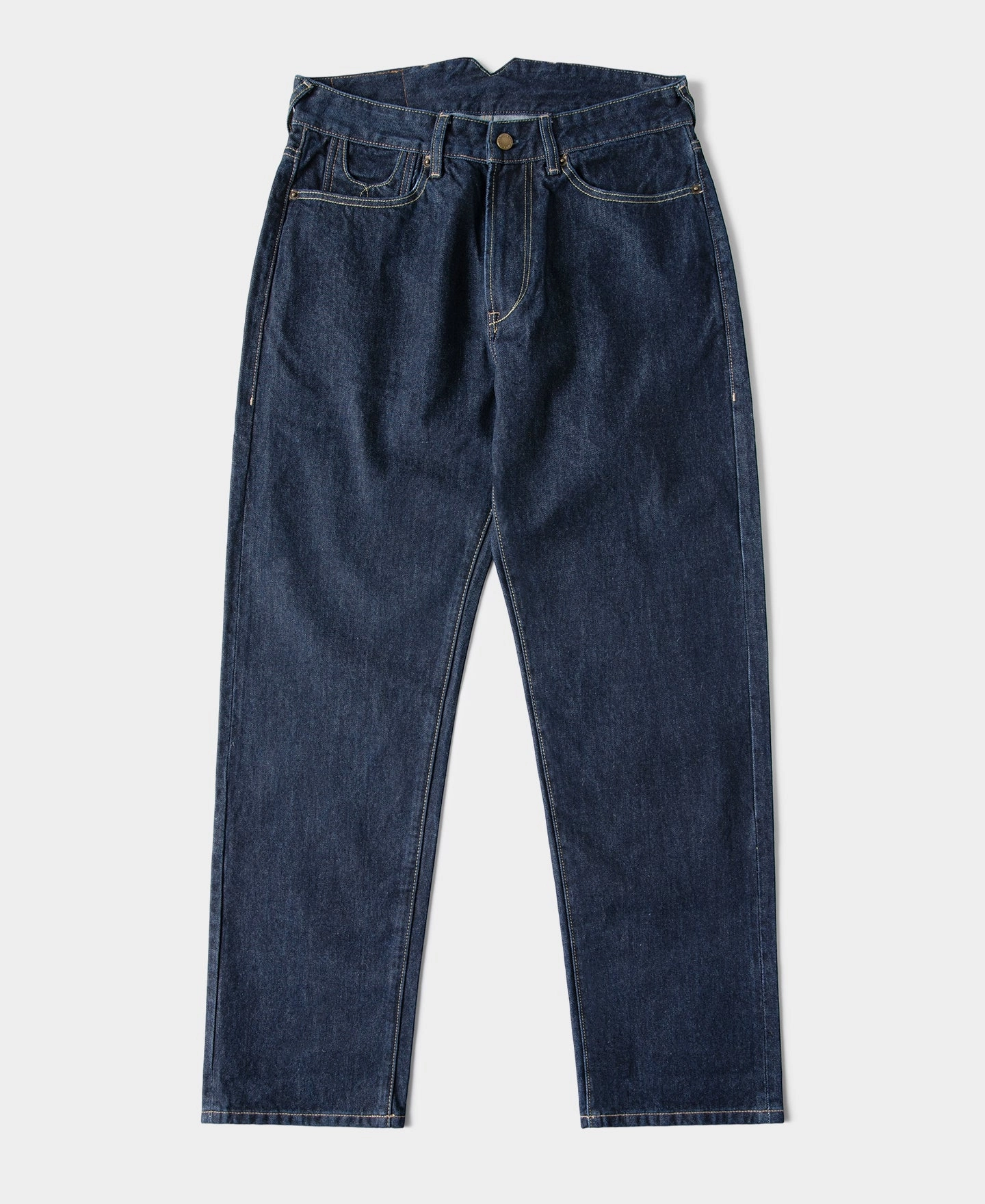 Essential Piece All Time Basic Simplified Relaxed Selvedge Denim Trousers