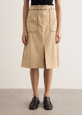 Crafted Detail Tropical theme Sheraz Skirt