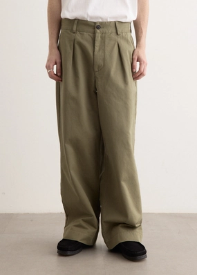 Single Pleat Baggy Pants Timeless Utility anti slip grip