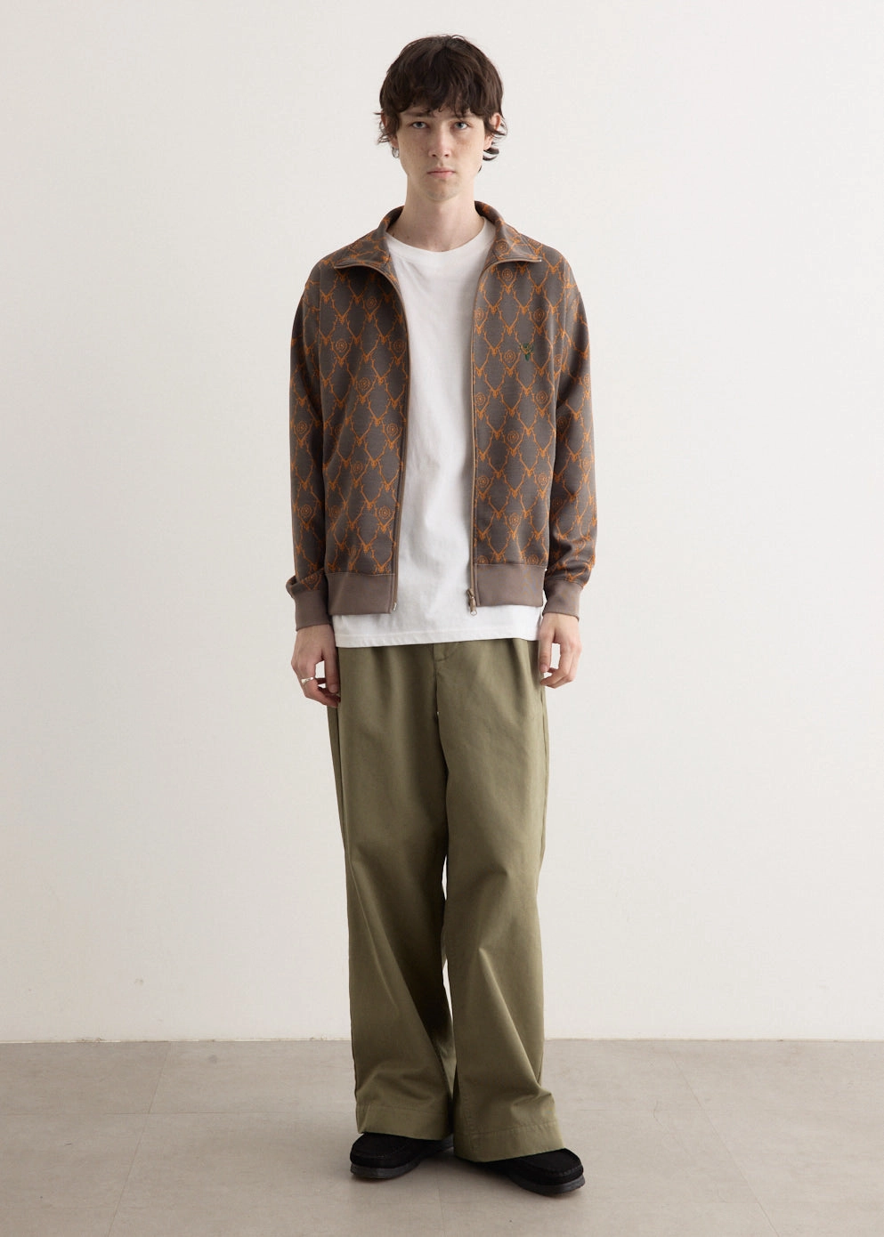 Seamless Wear Perfect Design Single Pleat Baggy Pants