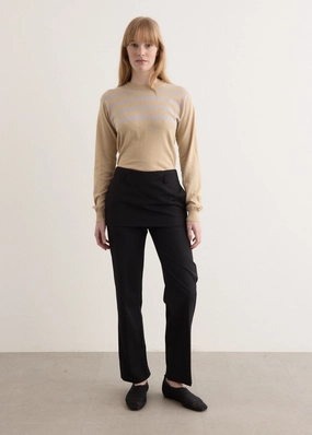 Skirt Trousers Embroidered Detail