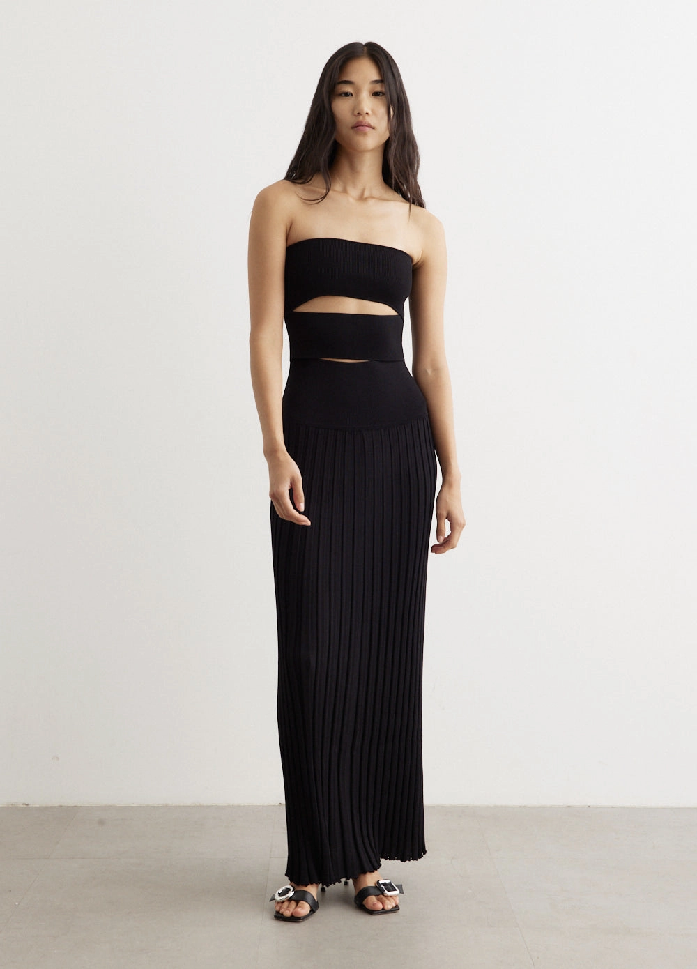 Slashed Strapless Dress Guest Shine