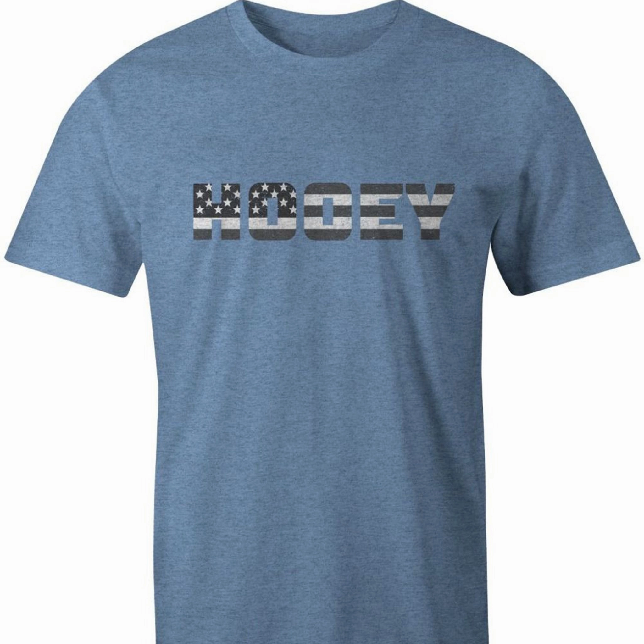 Hooey Men's Denim Patriot Tee Ventilated Back Panel