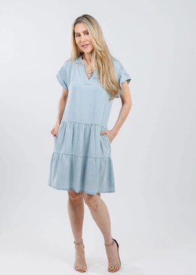 Pure Motion Juliet Dress - Bleached Blue