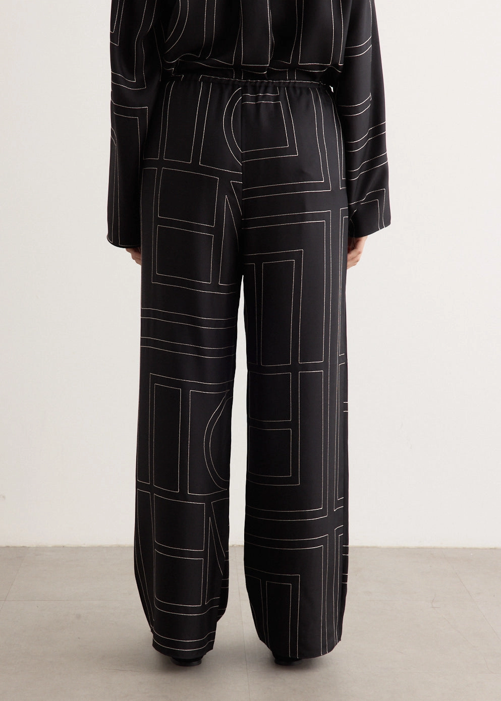 Urban Flex Monogram Silk Pj Bottoms