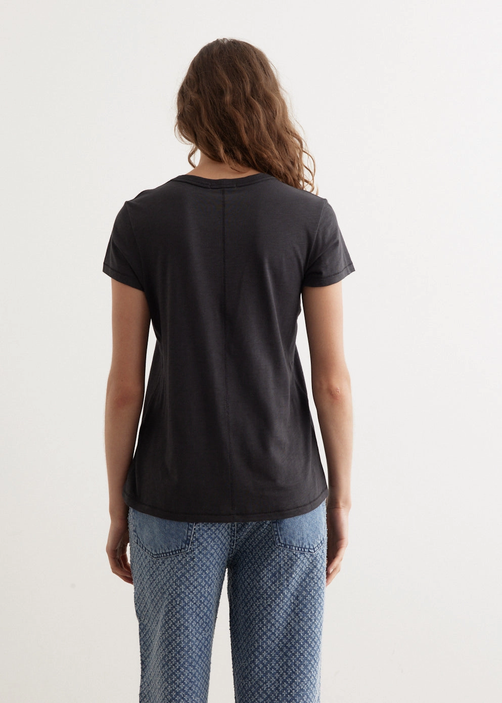 spandex blend Slub T-Shirt