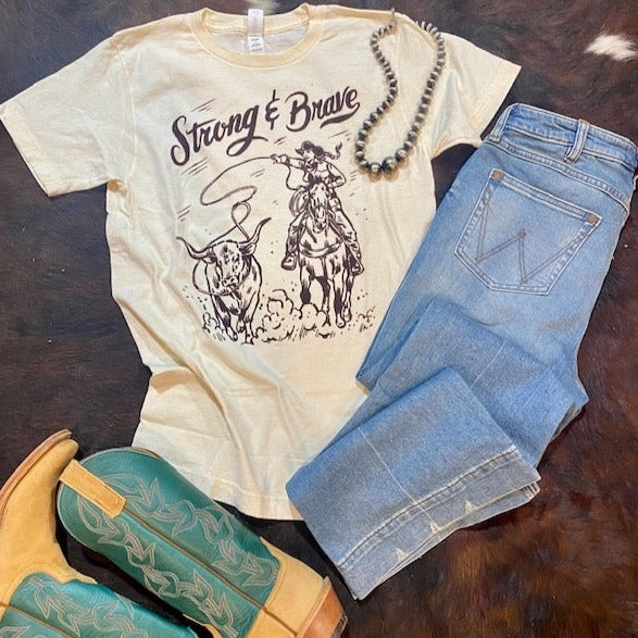 Formal Shirt Strong & Brave Wild West Tee