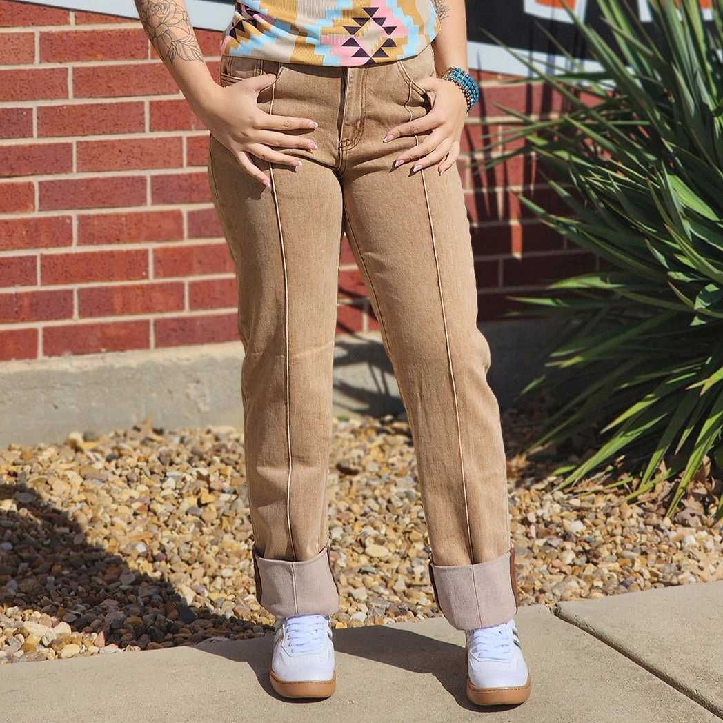 Buckskin Bae Jeans Polished Look