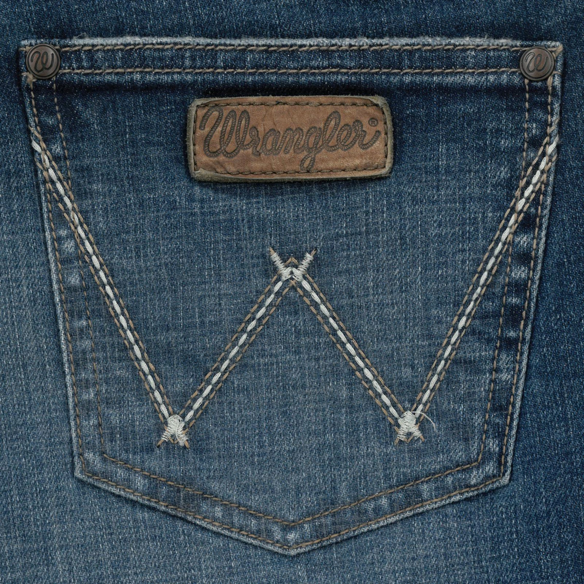 Simple Touch Wrangler Women's Retro Mae Jodie Bootcut Jeans