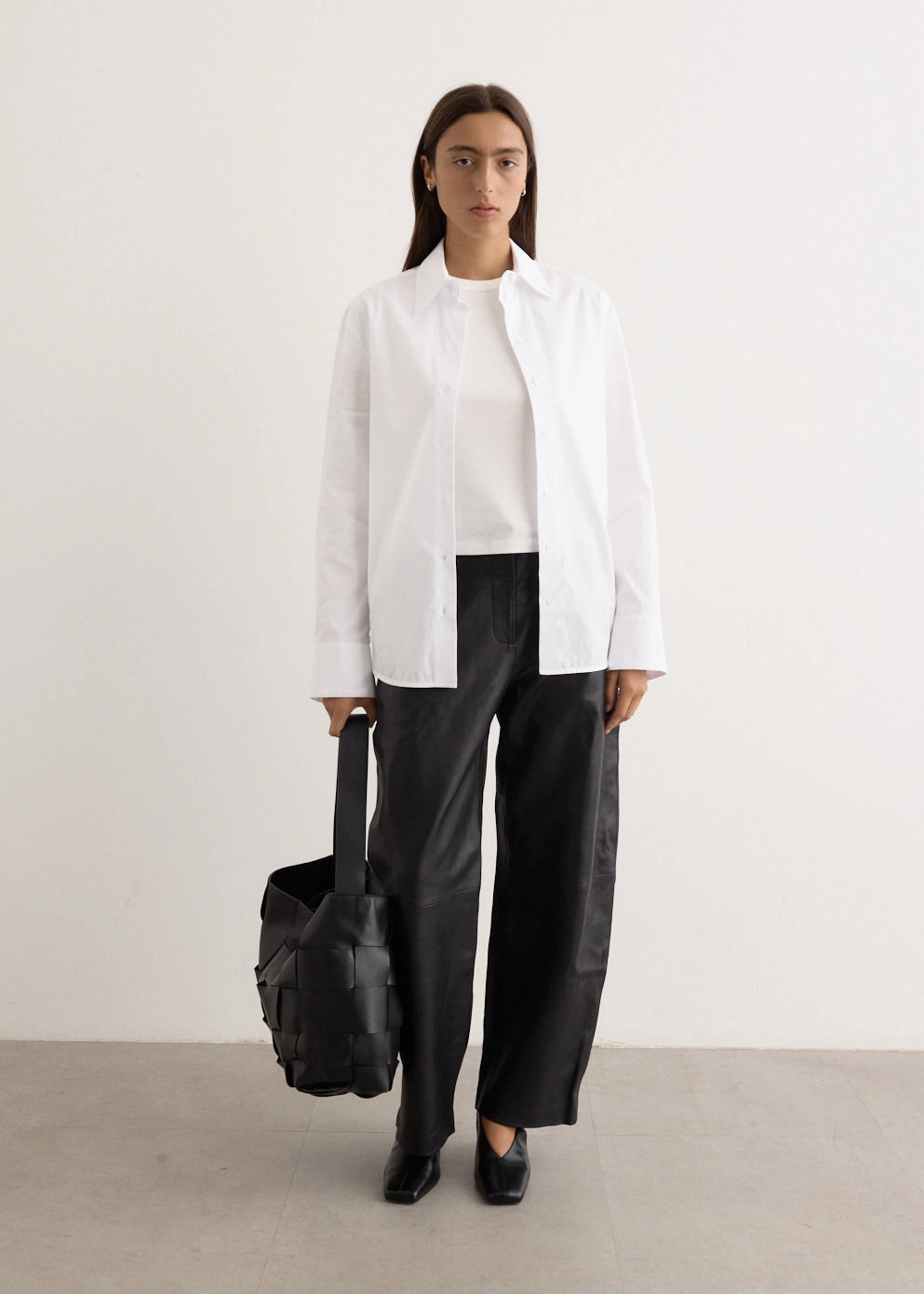 Leather Balloon Pants Abrasion Resistant Fabric