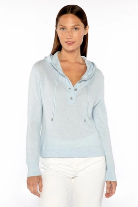 Textured Pullover Hoodie Sleek Waistband