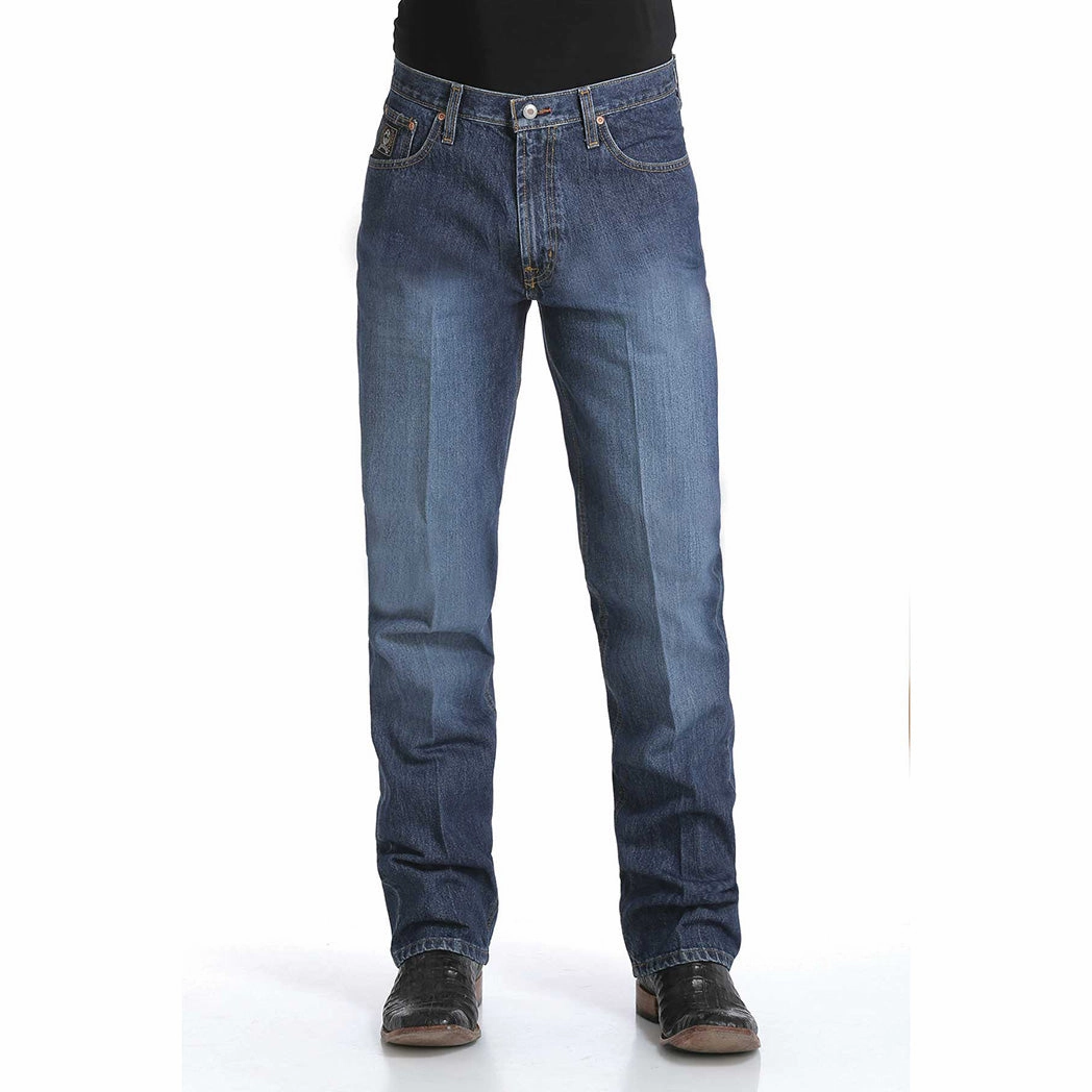 High Durability Thread Cinch Men's Dark Stone Black Label Jeans