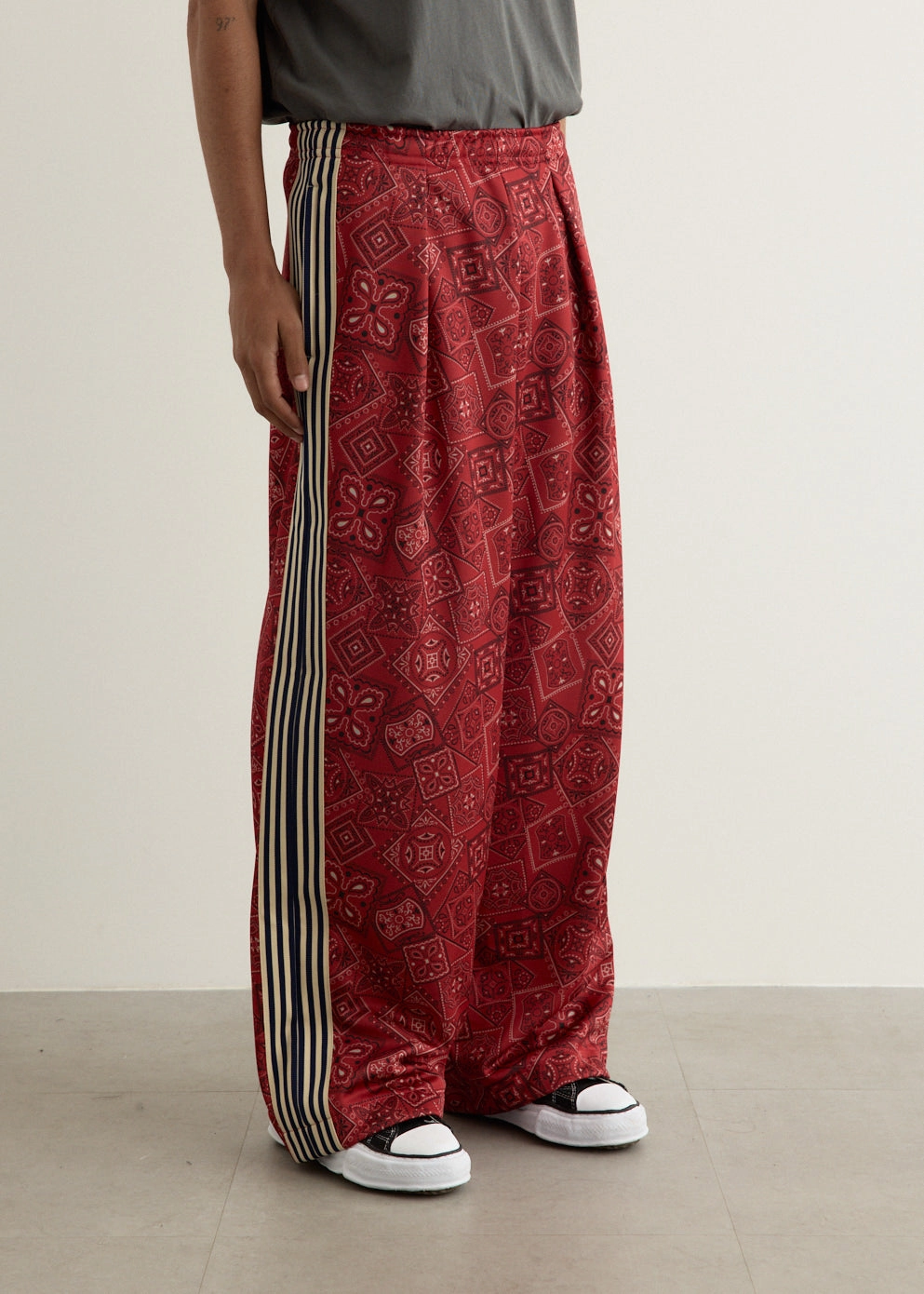 Smooth Jersey COOKIE Bandanna Baggy Track Pants Durable Construction