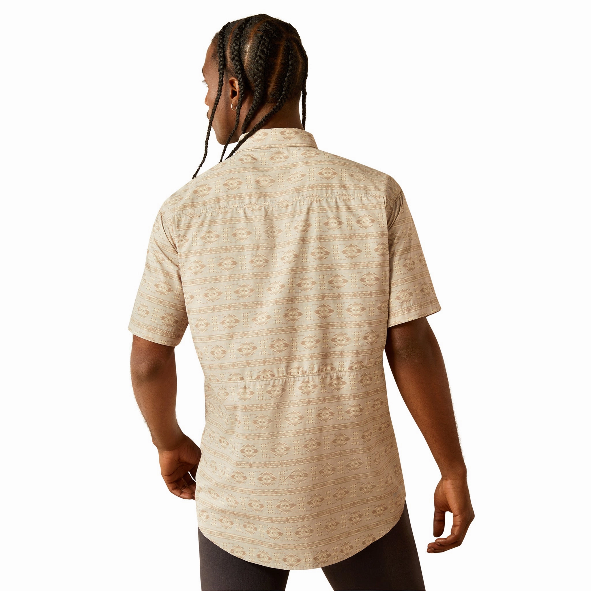 Ariat VentTEK Taupe Outbound Classic Fit Shirt Sustainable Choice