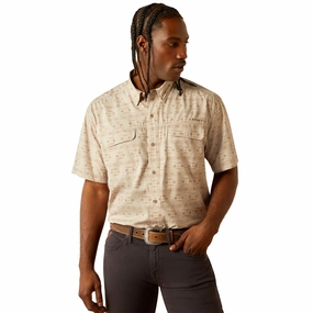 Gym Companion Ariat VentTEK Taupe Outbound Classic Fit Shirt
