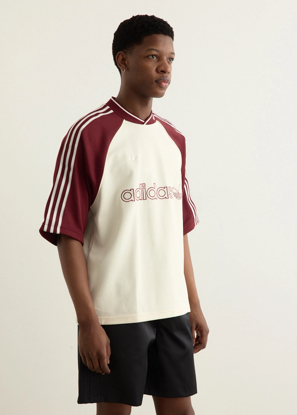 Premium Jersey Crew T-Shirt Ribbed Collar Design