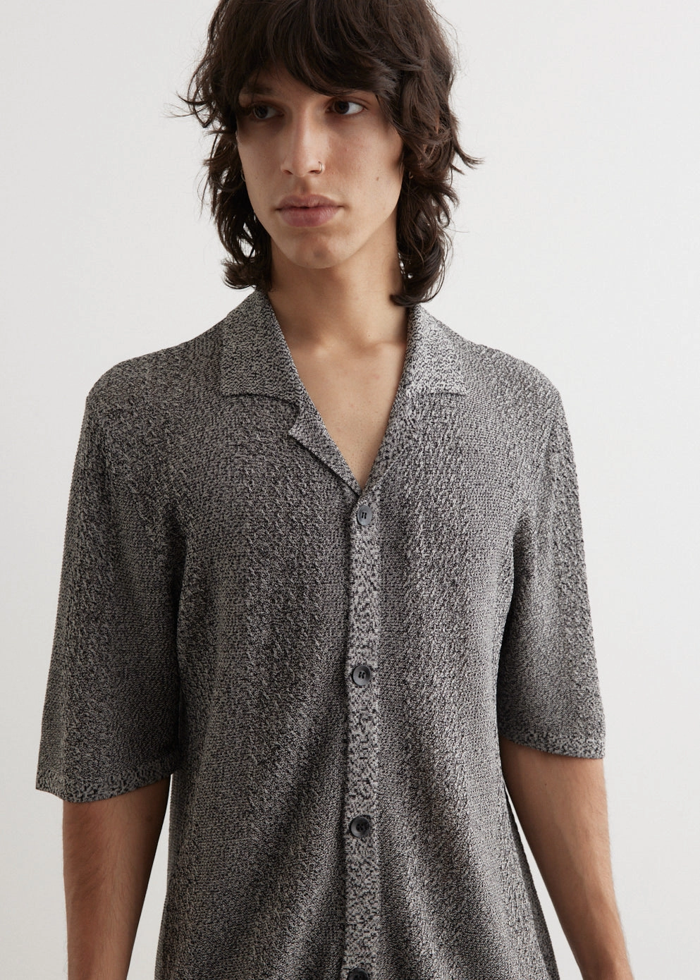 Sniper Knitted Shirt Smooth Zipper Design Printed design