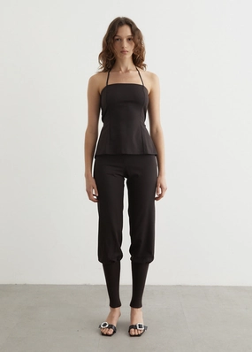 Zip Pocket Snug Waist Fogon Pants