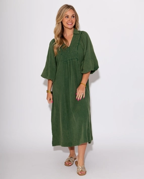 Comfortable Design Wear Summer Wardrobe The Olive & Ease Midi Dress