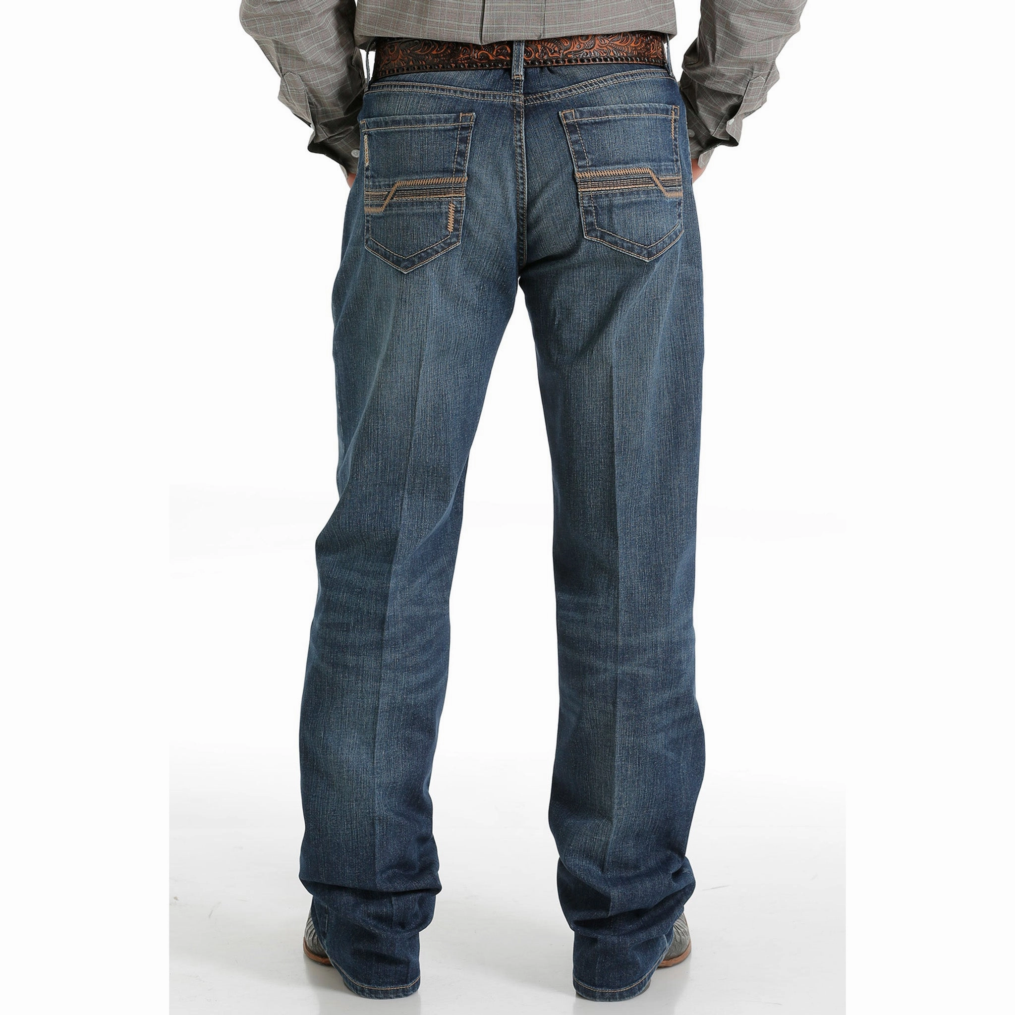 Cinch Men's Grant Medium Stone Jeans Everyday Look