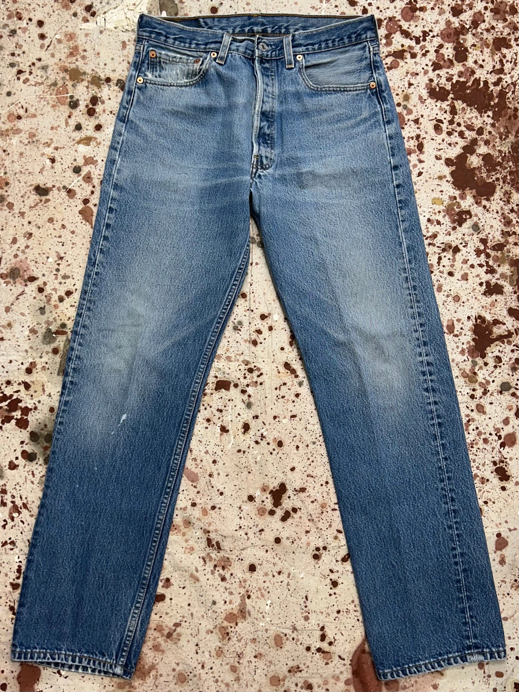 Workwear Ready Vintage USA made Levi 501 Superwash Denim Jeans (JYJ0524-230)