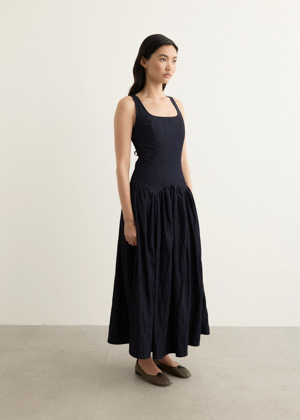 Atlas Drop Waist Dress Peace View
