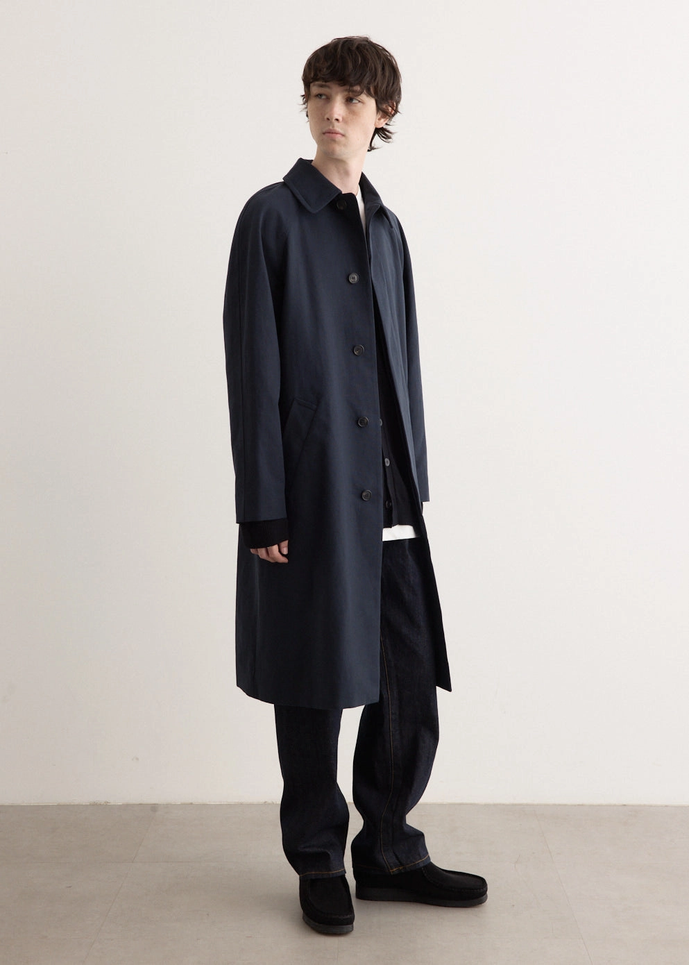 Edouard Coat Down Filled High Collar Structure